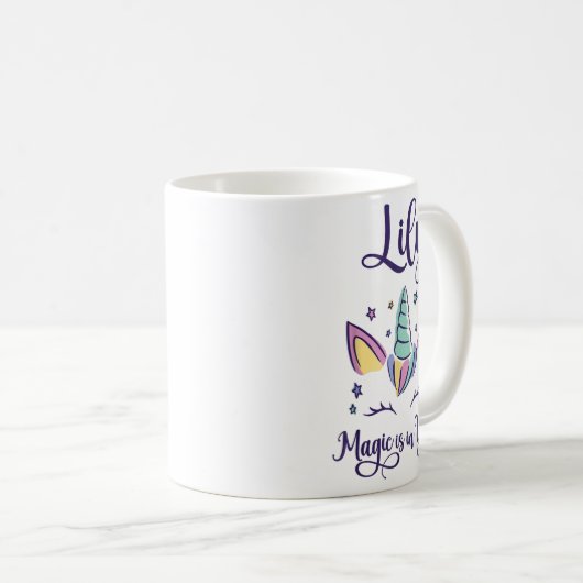 Mug First Name Lily D Lily  (Devant droit)