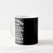 Mug First Of All Funny College Sarcastic Debate Team R (Devant gauche)