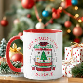 Mug First Place Ugly Sweater Winner Christmas