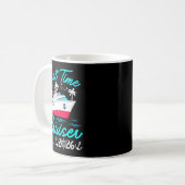 Mug First Time Cruiser 2026 1st Cruise Vacation Family (Devant gauche)