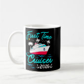 Mug First Time Cruiser 2026 1st Cruise Vacation Family (Gauche)