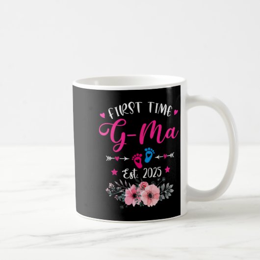 Mug First Time G-ma 2025 Mother's Day Soon To Be Mom P (Droite)