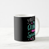 Mug First Time Grandma Let The Siling Begin Funny Gran (Devant droit)