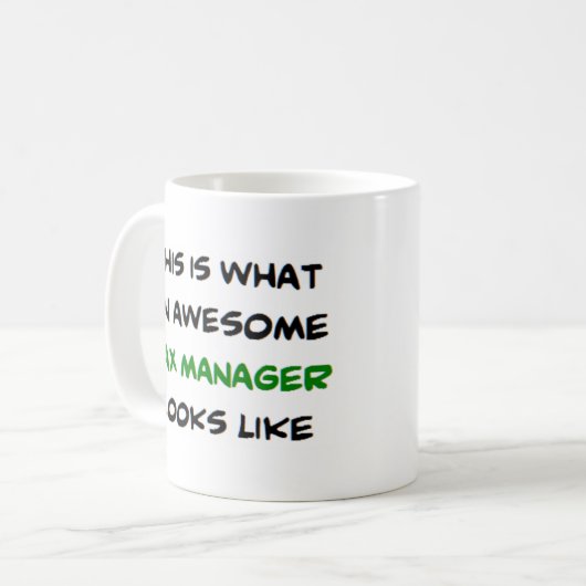 Mug fiscal manager, génial (Devant gauche)