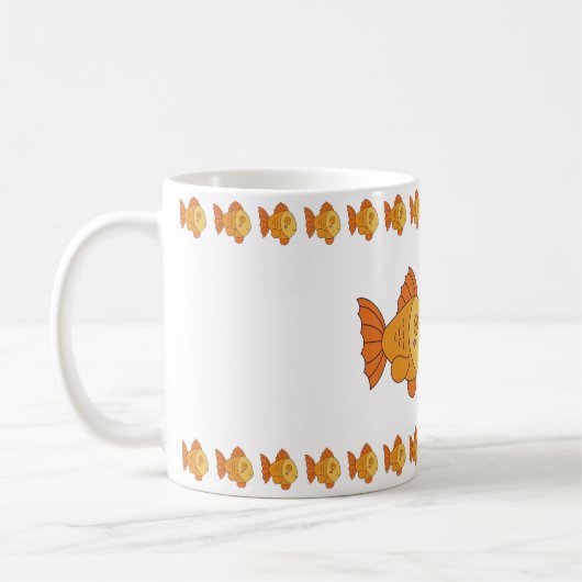 Mug FisforFish–FunAlphabetCupDesign (Gauche)
