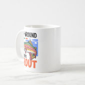 Mug Fish Around And Find Trout Funny Cute Fishing Fish (Devant gauche)