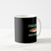 Mug Fish Around And Find Trout Funny Fishing Pun (Devant droit)
