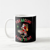 Mug Fish Around Find Trout, Funny Fisherman Fishing Ch (Gauche)