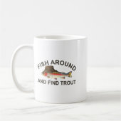 Mug Fish Around Find Trout, Funny Fisherman Fishing Jo (Gauche)
