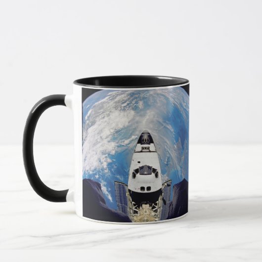 Mug Fish Eye View Space Navette Atlantis Earth Orbit (Gauche)