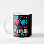 Mug Fish He Or Fish She Gender Reveal Family Great Gra (Gauche)