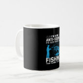 Mug Fisher Je Préférerais Plutôt Pêcher (Devant gauche)