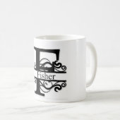 Mug Fisher Monogram (Devant droit)