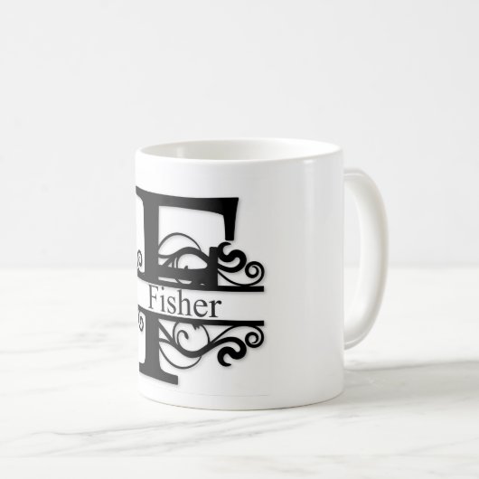 Mug Fisher Monogram (Devant droit)