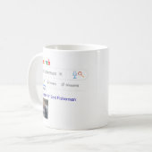 Mug FISHERMAN GIft FUNNY MEILLEUR moteur de recherche  (Devant gauche)