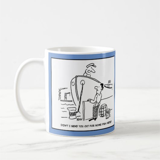 Mug Fisherman Skipper & Boat Crew Membre Funny (Gauche)