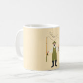 Mug Fishing beats work all day (Devant gauche)