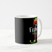 Mug Fishing Christmas Elf Matching Pajama X-mas Party  (Devant droit)