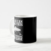 Mug Fishing Funny Fishing Too Close Trout Fisherman Gi (Devant gauche)
