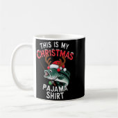 Mug Fishing This Is My Christmas Pajama B Fish Santa H (Gauche)