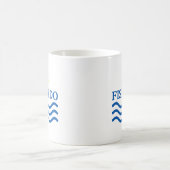 Mug FISKARDO Kefalonia Grèce, Sun Waves (Centre)