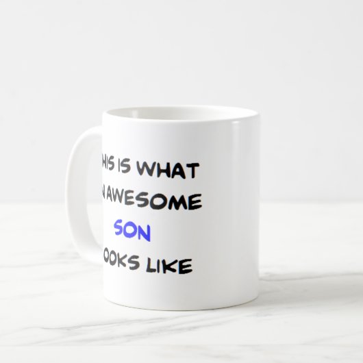 Mug fiston, génial (Devant gauche)