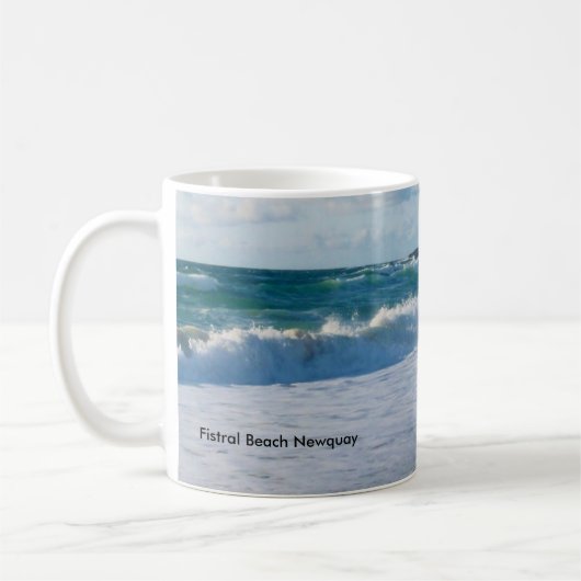 Mug Fistral Beach Newquay Cornwall Angleterre (Gauche)