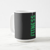 Mug Fitness Personal Trainer Bodybuilding Modern Grey (Devant gauche)