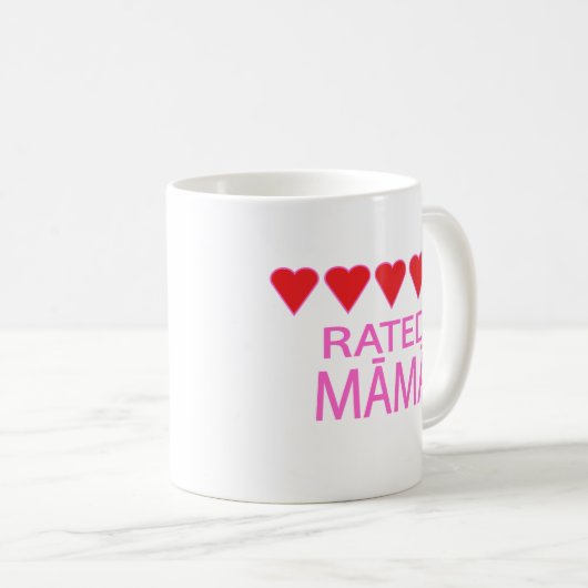 Mug Five Heart Māmā (Devant droit)