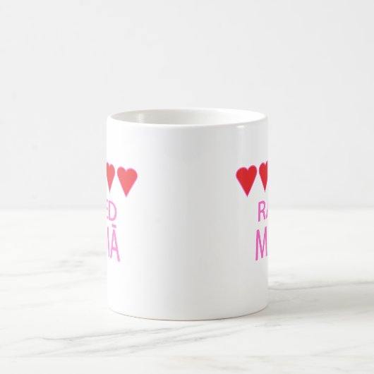 Mug Five Heart Māmā (Centre)