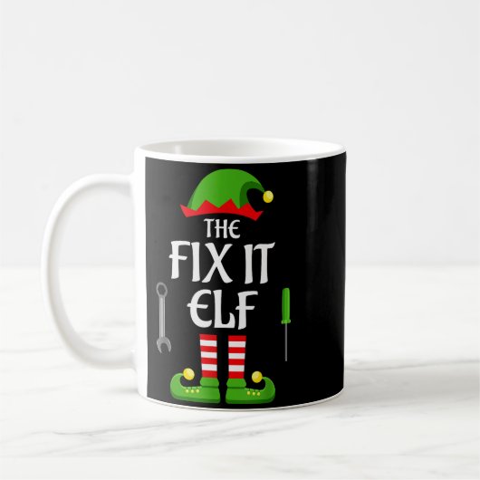 Mug Fix It Elf Family Matching Group Christmas (Gauche)