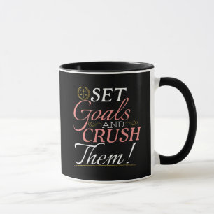 Mug Fixer des objectifs et écraser leur devis