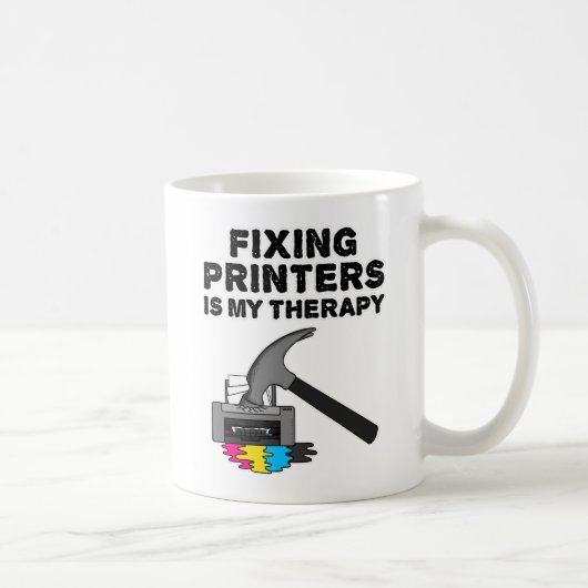 Mug Fixer les imprimantes est mon traitement informati (Droite)