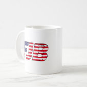 Mug FJB anti Biden drapeau américain pro trump (Devant gauche)