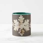 Mug Flacon de neige de Birchwood d'hiver rustique brun (Centre)