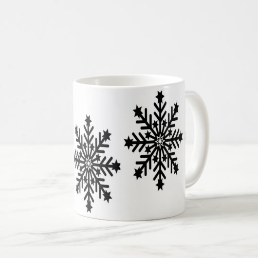 Mug Flacon de Noël blanc (Devant droit)