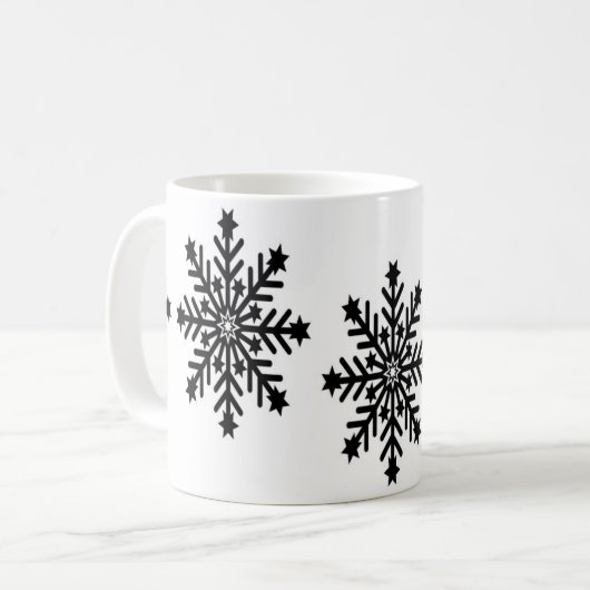 Mug Flacon de Noël blanc (Devant gauche)