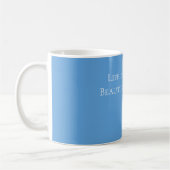 Mug Flacon de Parfum Rose Bleu Aqua Blanc (Gauche)