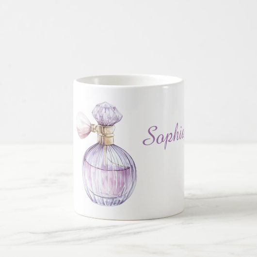 Mug Flacon de parfum rose violet (Centre)