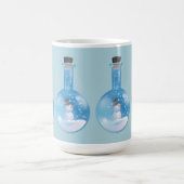 Mug Flacon de snowglobe de bonhomme de neige (Centre)