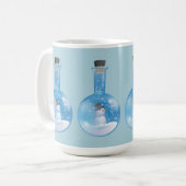 Mug Flacon de snowglobe de bonhomme de neige (Devant gauche)