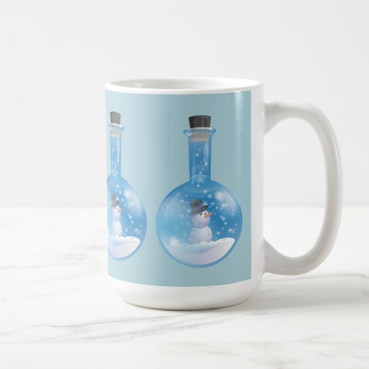 Mug Flacon de snowglobe de bonhomme de neige (Droite)