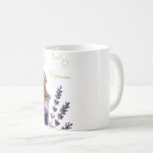 Mug Flacon et composition florale pour célébration d'a (Devant droit)