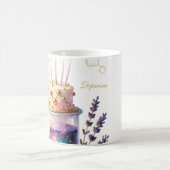 Mug Flacon et composition florale pour célébration d'a (Centre)