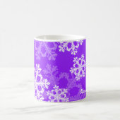 Mug Flacons de Noël mauves et blancs (Centre)