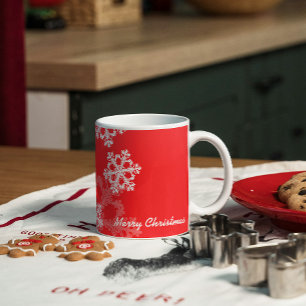 Mug Flacons de Noël rouges et blancs mignons