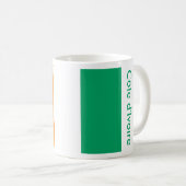 Mug FLAG Côte d'Ivoire (Devant droit)