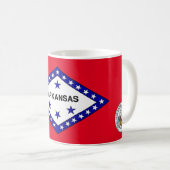 Mug Flag de l'Arkansas (Devant droit)