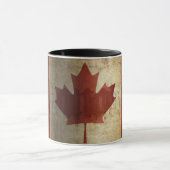 Mug Flag of Canada / Grunge... (Centre)