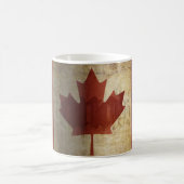 Mug Flag of Canada / Grunge... (Centre)